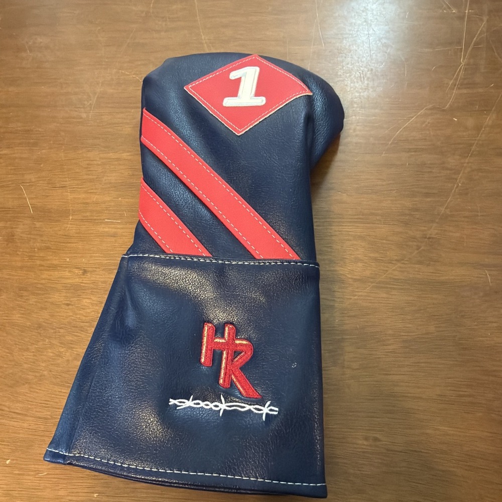 Callaway Golf Club Headcover Wood Hybrid Navy Red Embroidered 1 EUC